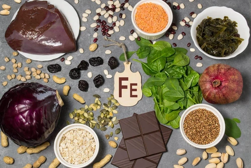 продукты с большим содержанием железа